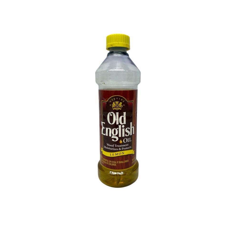 Vintage Old English 1996 Lemon Oil Furniture Polish 16 fl oz ~ 80% Full